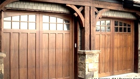 Classic Traditional Custom Wood Carriage House Style Garage Doors